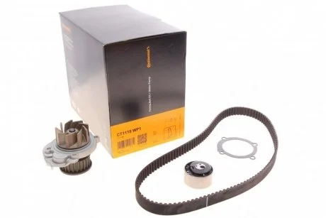 Фото комплект ременя ГРМ з помпою води CONTINENTAL Contitech CT1115WP1 Комплект ременя ГРМ з помпою води CONTINENTAL Contitech CT1115WP1