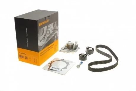 Фото комплект ременя ГРМ з помпою води CONTINENTAL Contitech CT1140WP2 Комплект ременя ГРМ з помпою води CONTINENTAL Contitech CT1140WP2