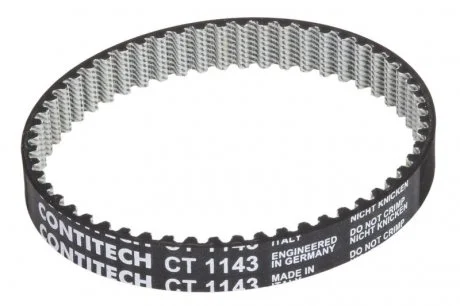 Фото ремінь ГРМ CONTINENTAL Contitech CT1143 Ремінь ГРМ CONTINENTAL Contitech CT1143