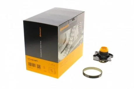 Фото комплект ременя ГРМ з помпою води CONTINENTAL Contitech CT1143WP1 Комплект ременя ГРМ з помпою води CONTINENTAL Contitech CT1143WP1