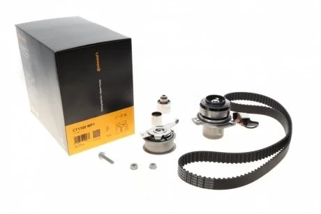 Фото комплект ременя ГРМ з помпою води CONTINENTAL Contitech CT1168WP1 Комплект ременя ГРМ з помпою води CONTINENTAL Contitech CT1168WP1