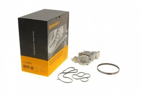 Фото комплект ременя ГРМ з помпою води CONTINENTAL Contitech CT1185WP2 Комплект ременя ГРМ з помпою води CONTINENTAL Contitech CT1185WP2