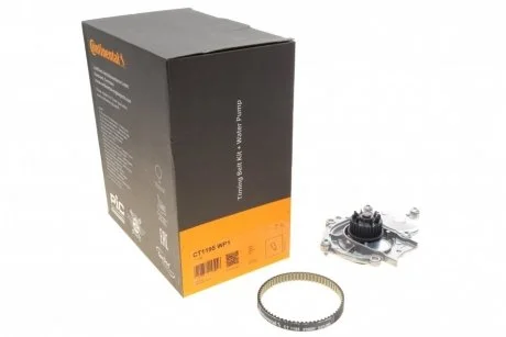 Фото комплект ременя ГРМ з помпою води CONTINENTAL Contitech CT1195WP1 Комплект ременя ГРМ з помпою води CONTINENTAL Contitech CT1195WP1