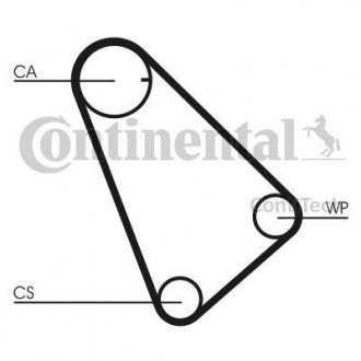 Ремінь ГРМ Contitech CT573 (фото 1)