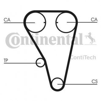 Ремень ГРМ (набор) Contitech CT803K1