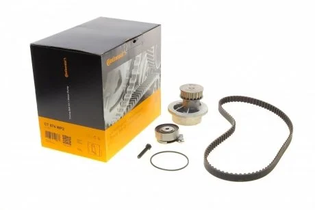 Фото комплект ременя ГРМ з помпою води CONTINENTAL Contitech CT874WP2 Комплект ременя ГРМ з помпою води CONTINENTAL Contitech CT874WP2