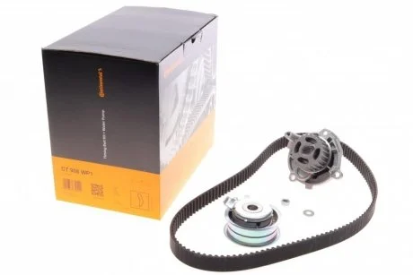 Фото комплект ременя ГРМ з помпою води CONTINENTAL Contitech CT908WP1 Комплект ременя ГРМ з помпою води CONTINENTAL Contitech CT908WP1