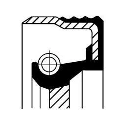 Уплотняющее кольцо вала, АКПП CORTECO 01020122B