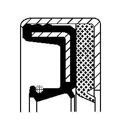 Сальник задней оси CORTECO 12013319B