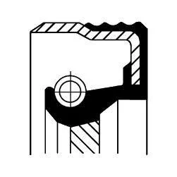 Сальник валу калінчастого задній CORTECO 12013757B