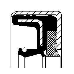 Сальник входного вала CORTECO 12019672B