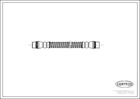 Тормозной шланг CORTECO 19025762 (фото 1)