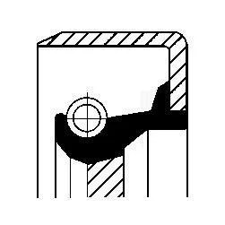 Сальник кулачкового вала CORTECO 20027937B