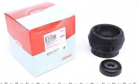 Фото 1 - ремкомплект, опора стійки амортизатора CORTECO 80001637 Ремкомплект, опора стійки амортизатора CORTECO 80001637 (фото 1)