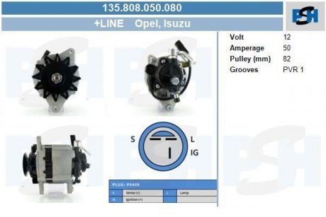 Генератор CV PSH 135808050080