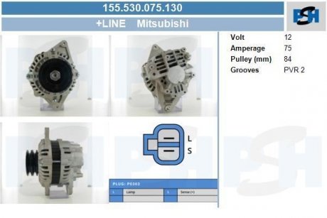 Генератор CV PSH 155530075130