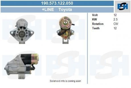 Стартер CV PSH 190573122050