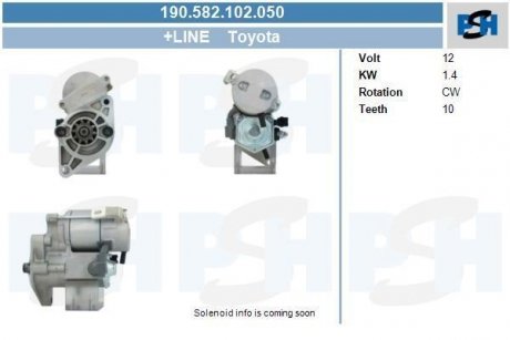 Стартер CV PSH 190582102050