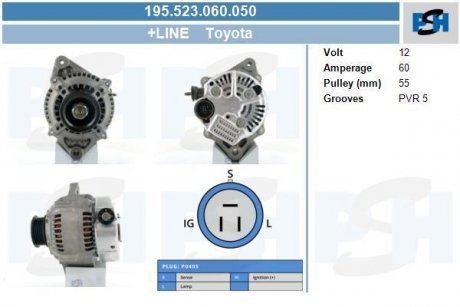 Генератор CV PSH 195523060050