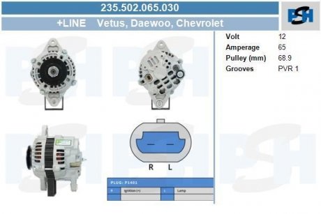 Генератор CV PSH 235502065030