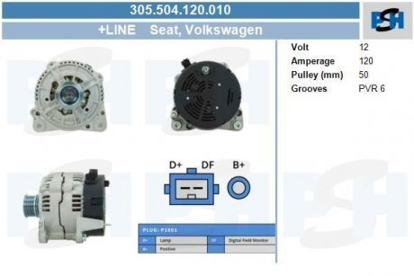 Генератор CV PSH 305504120010