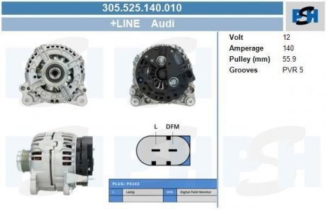 Генератор CV PSH 305525140010