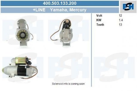 Стартер CV PSH 400503133200 (фото 1)