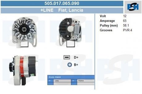 Генератор CV PSH 505017065090