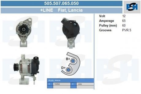 Генератор CV PSH 505507065050