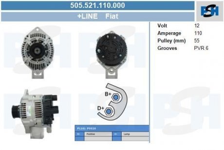 Генератор CV PSH 505521110000