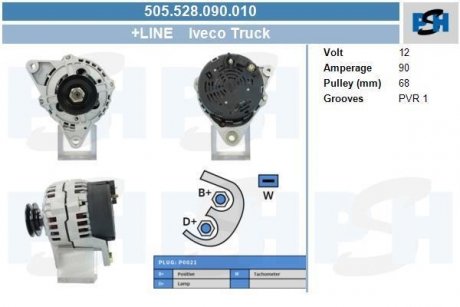 Генератор CV PSH 505528090010