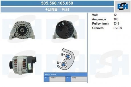 Генератор CV PSH 505560105050