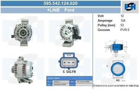 Генератор CV PSH 595542124020