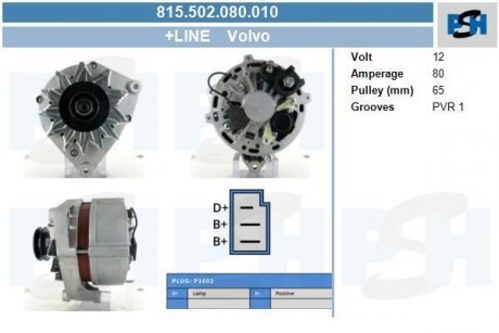 Генератор CV PSH 815502080010