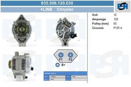 Генератор CV PSH 835506120030