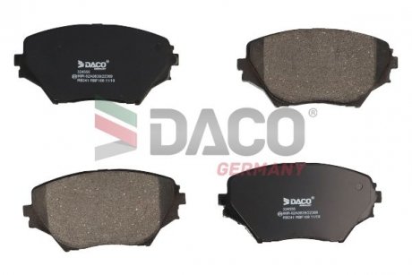 Колодки гальмівні TOYOTA RAV-4 00-05 DACO 324555