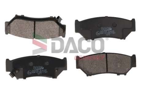 Колодки гальмівні перед. SUZUKI GRAND VITARA 05- DACO 325220