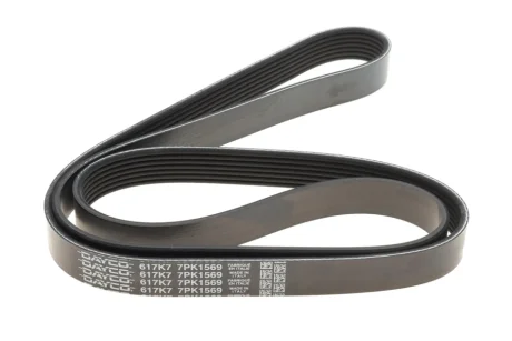 Ремень П-клиновый RENAULT Clio IV, Megane III, IV, Scenic III, IV NISSAN Juke, Qashqai II, DAYCO 7PK1569