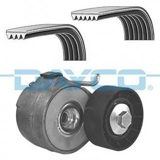 Поликлиновой ременный комплект (2ремня+натяж.мех) DOBLO 1.3 05- DAYCO KPV805