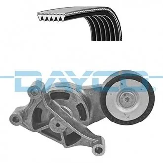 Комплект поликлинових ременів (з роликами) AUDI A3, TT, SEAT ALTEA, ALTEA XL, LEON, TOLEDO III, SKODA OCTAVIA II, VW GOLF V, GOLF VI, PASSAT B6, POLO V, SCIROCCO III 2.0 09.04-11.17 DAYCO KPV891