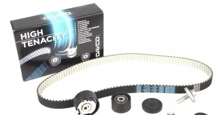 Фото к-кт. ГРМ (ремінь+ 2шт. ролика+ кріплення) Renaul Megane II 1.6 DAYCO KTB517 К-кт. ГРМ (ремінь+ 2шт. ролика+ кріплення) Renaul Megane II 1.6 DAYCO KTB517