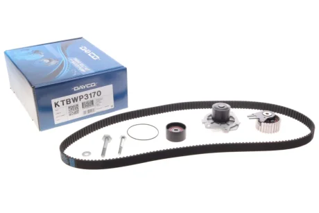 К-кт. ГРМ (рем.+2 ролика+ помпа) FIAТ Doblo 1.9 D, JTD DAYCO KTBWP3170