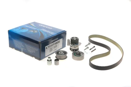 К-т ГРМ (рем.+4шт.ролика+помпа+кріплення) AUDI A3 1,9TDI 96-01 VW 1,9TDI/SDI: Golf IV, Polo SKODA DAYCO KTBWP3600