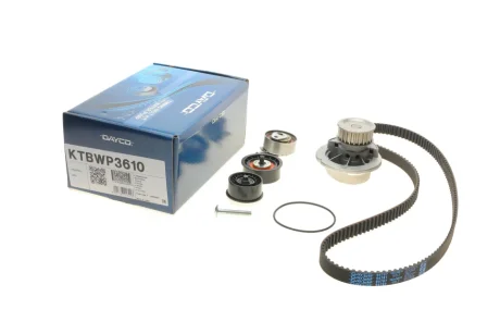 К-кт. ГРМ (ремінь+3шт.ролика+помпа) Astra G/H, ZAFIRA DAYCO KTBWP3610