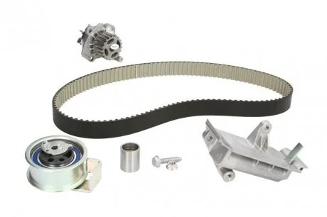Фото к-кт ГРМ (2шт ролика+ 1шт. натяж. + 1шт. ремінь + помпа +кріплення) AUDI 1.9TDI DAYCO KTBWP4153 К-кт ГРМ (2шт ролика+ 1шт. натяж. + 1шт. ремінь + помпа +кріплення) AUDI 1.9TDI DAYCO KTBWP4153