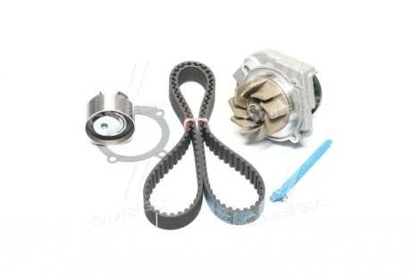 Комплект ГРМ (ремінь + ролик + водяний насос) ALFA ROMEO MITO, AUDI A6 C7, FIAT 500, 500 C, 500L, DOBLO, DOBLO/MINIVAN, FIORINO, FIORINO/MINIVAN, GRANDE PUNTO, IDEA, LINEA, PALIO 1.0H-3.0D 09.93- DAYCO KTBWP4662