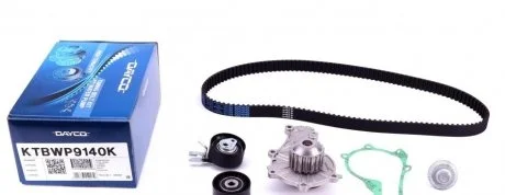 Фото комплект ременя ГРМ + водяна помпа DAYCO KTBWP9140K Комплект ременя ГРМ + водяна помпа DAYCO KTBWP9140K