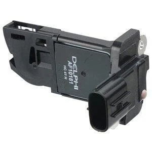 Витратомір повітря (5 pin, картрідж) LEXUS IS II, LX, SUBARU TREZIA, TOYOTA AURIS, AVENSIS, COROLLA, IQ, LAND CRUISER 200, RAV 4 III, RAV 4 IV, URBAN CRUISER, VERSO, VERSO S, YARIS 1.4D-4.5D 08.05- Delphi AF1018112B1
