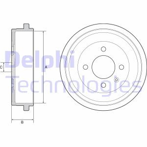 Тормозной барабан Delphi BF549