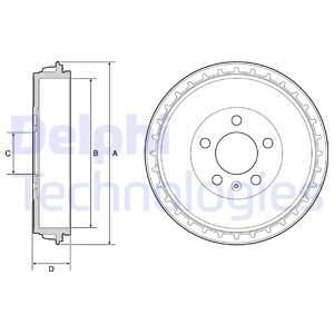 BEBEN HAMULCOWY Delphi BF564